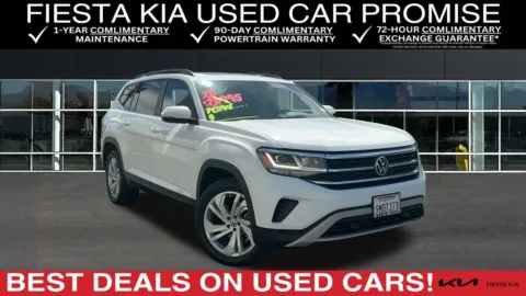 White 2023 Volkswagen Atlas 3.6L V6 SE w/Technology for sale in Indio, CA