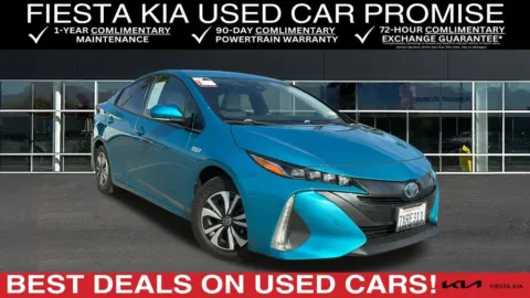 Blue 2017 Toyota Prius Prime Premium for sale in Indio, CA