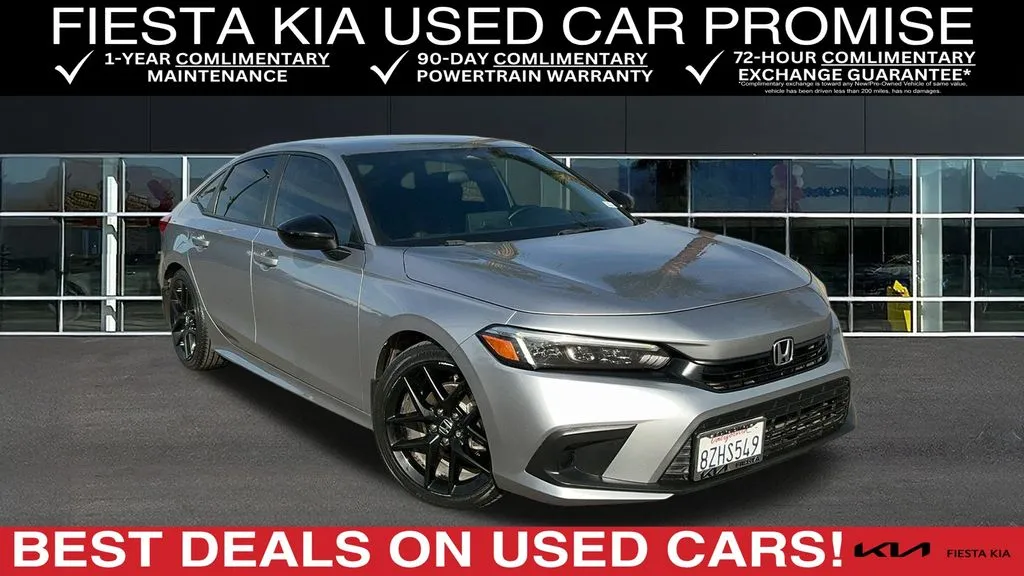 Silver 2022 Honda Civic Sport for sale in Indio, CA