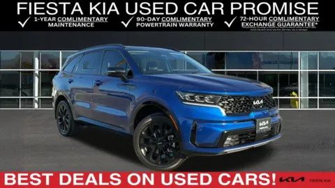 Blue 2023 Kia Sorento SX for sale in Indio, CA