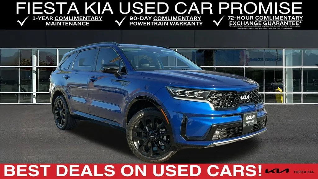 Blue 2023 Kia Sorento SX for sale in Indio, CA