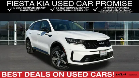 White 2023 Kia Sorento EX for sale in Indio, CA