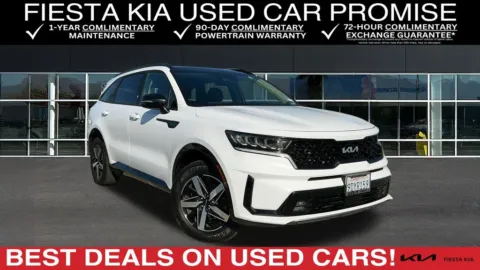 White 2023 Kia Sorento EX for sale in Indio, CA