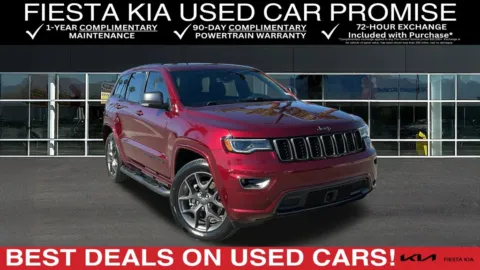 Red 2021 Jeep Grand Cherokee Limited for sale in Indio, CA