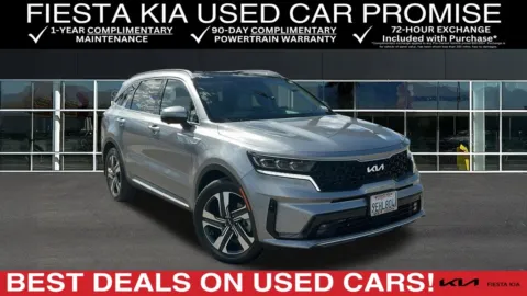 Gray 2023 Kia Sorento Hybrid SX Prestige for sale in Indio, CA