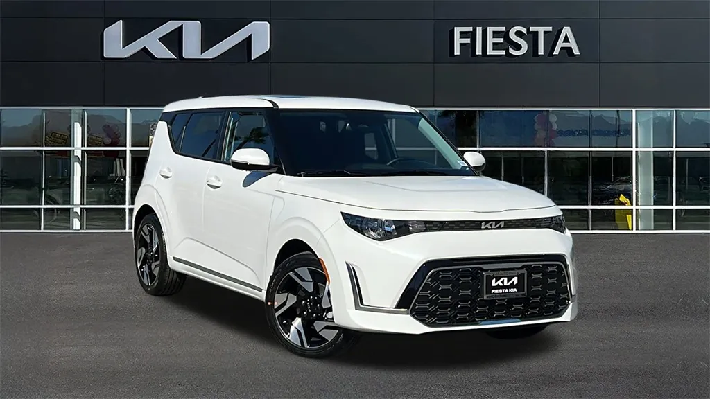 White 2025 Kia Soul GT-Line for sale in Indio, CA