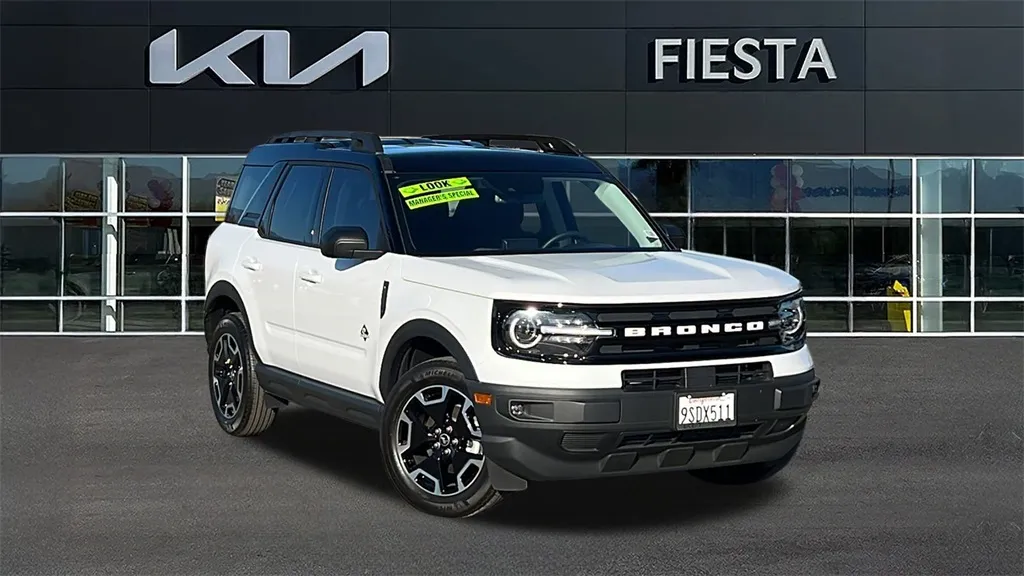 White 2024 Ford Bronco Sport Outer Banks for sale in Indio, CA