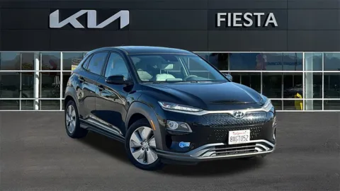 Black 2021 Hyundai Kona Electric Limited for sale in Indio, CA