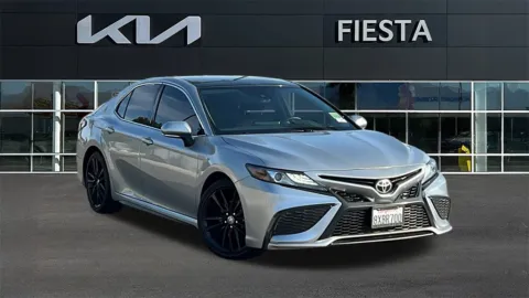 Silver 2021 Toyota Camry XSE for sale in Indio, CA