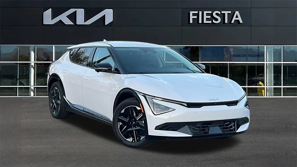 White 2025 Kia EV6 Wind for sale in Indio, CA