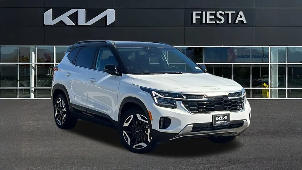 White 2026 Kia Seltos SX for sale in Indio, CA