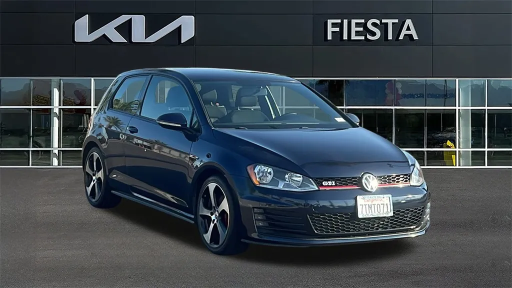 Blue 2016 Volkswagen Golf GTI S for sale in Indio, CA
