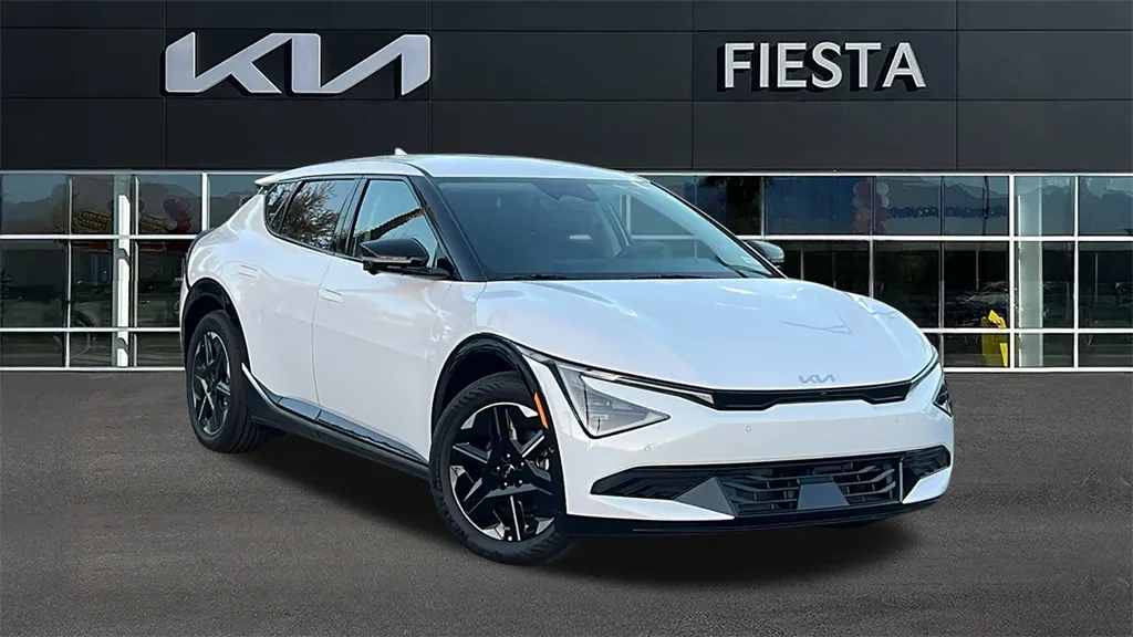 White 2025 Kia EV6 Wind for sale in Indio, CA