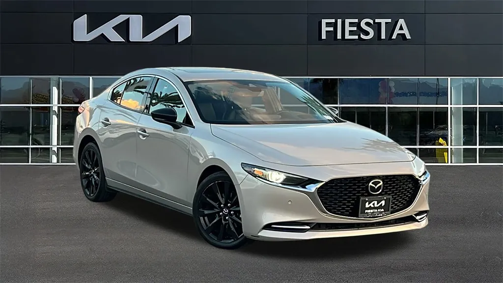 Gray 2022 Mazda Mazda3 Premium Plus for sale in Indio, CA