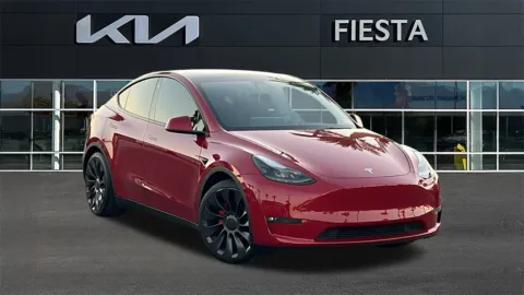 Red 2021 Tesla Model Y Performance for sale in Indio, CA
