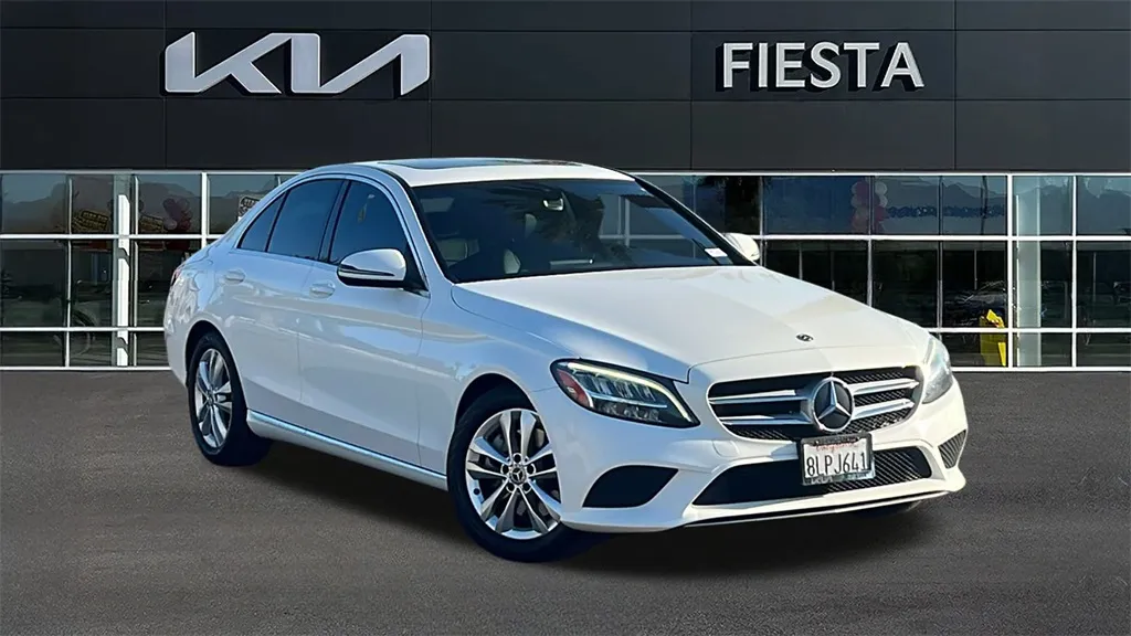 White 2019 Mercedes-Benz C-Class C 300 for sale in Indio, CA