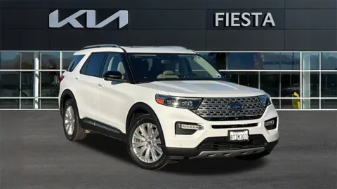 White 2021 Ford Explorer Limited for sale in Indio, CA