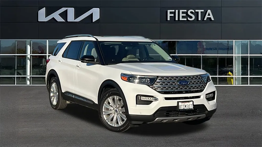 White 2021 Ford Explorer Limited for sale in Indio, CA