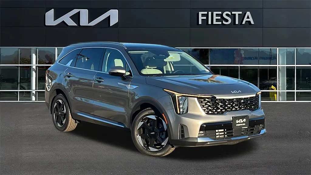 Beige 2026 Kia Sorento Hybrid EX for sale in Indio, CA