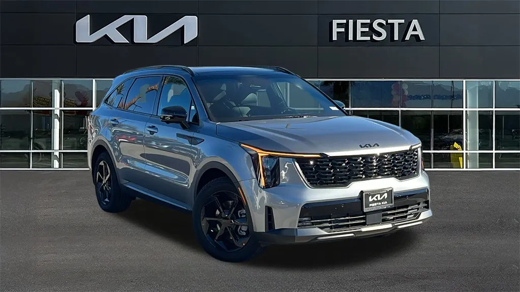 Gray 2026 Kia Sorento Hybrid X-Line SX Prestige for sale in Indio, CA