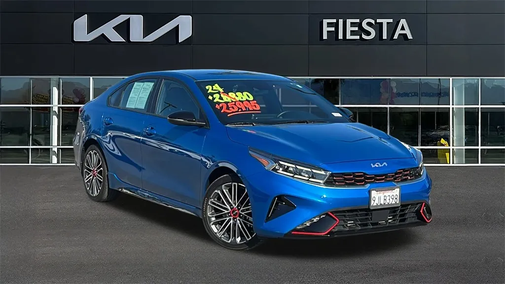 Blue 2024 Kia Forte GT for sale in Indio, CA