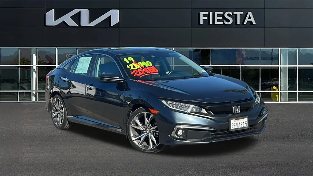 Gray 2019 Honda Civic Touring for sale in Indio, CA