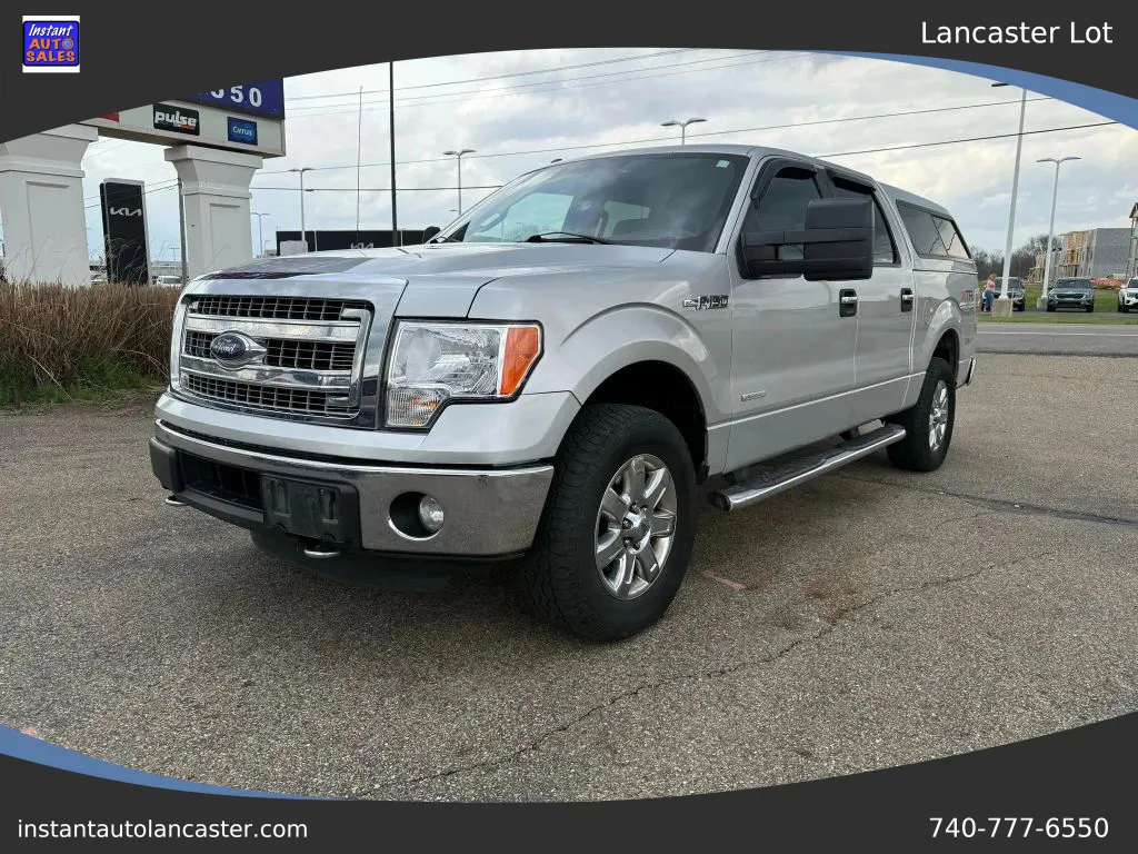 Silver 2014 Ford F-150 SuperCrew Cab XLT Pickup 4D 6 1/2 ft for sale in Lancaster, OH