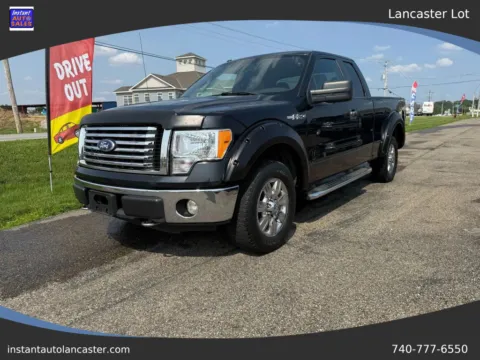 Black 2010 Ford F-150 Super Cab XLT Pickup 4D 6 1/2 ft for sale in Lancaster, OH