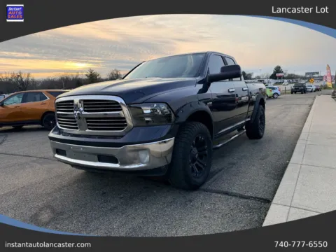 Black 2013 Ram 1500 Quad Cab SLT Pickup 4D 6 1/3 ft for sale in Lancaster, OH