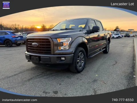 Gray 2016 Ford F-150 SuperCrew Cab XLT Pickup 4D 5 1/2 ft for sale in Lancaster, OH