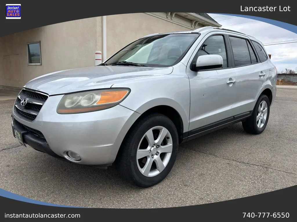 Silver 2007 Hyundai Santa Fe Limited Sport Utility 4D for sale in Lancaster, OH