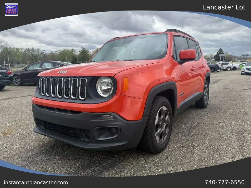 Orange 2015 Jeep Renegade Latitude Sport Utility 4D for sale in Lancaster, OH