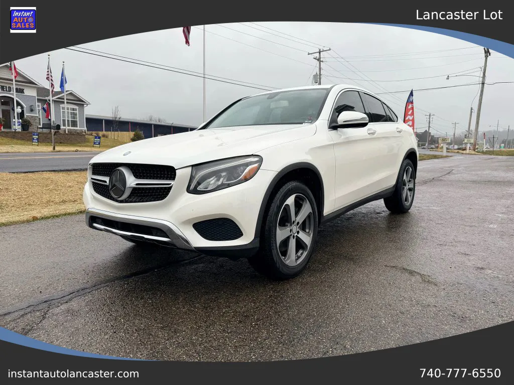 White 2017 Mercedes-Benz GLC Coupe GLC 300 4MATIC Sport Utility 4D for sale in Lancaster, OH
