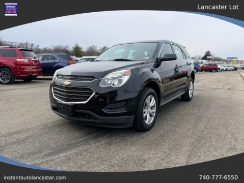 Black 2017 Chevrolet Equinox LS Sport Utility 4D for sale in Lancaster, OH