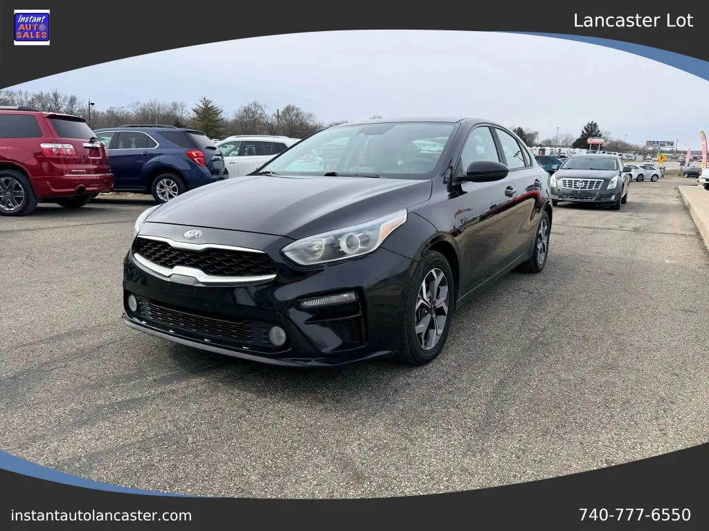 Black 2020 Kia Forte LXS Sedan 4D for sale in Lancaster, OH