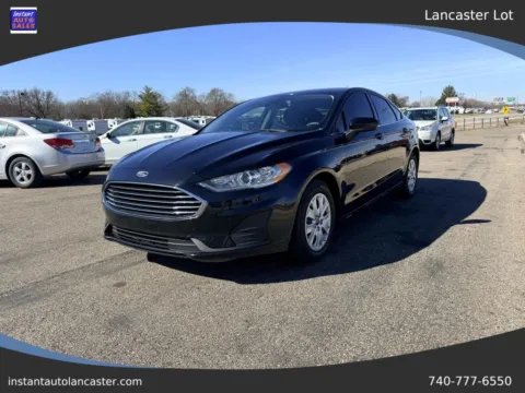 Black 2019 Ford Fusion S Sedan 4D for sale in Lancaster, OH
