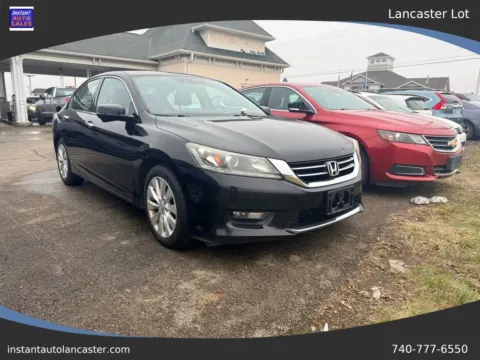 Black 2014 Honda Accord EX-L Sedan 4D for sale in Lancaster, OH