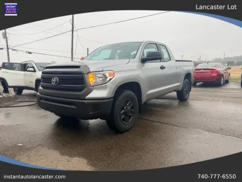 Silver 2014 Toyota Tundra Double Cab SR Pickup 4D 6 1/2 ft for sale in Lancaster, OH