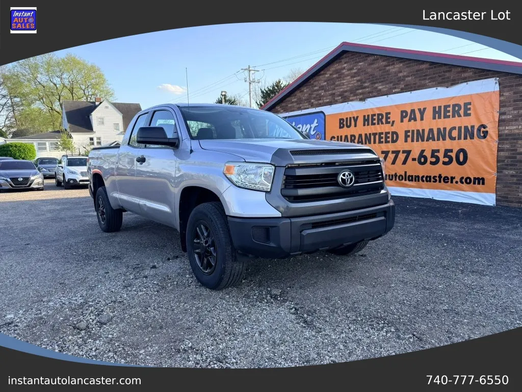 Silver 2014 Toyota Tundra Double Cab SR Pickup 4D 6 1/2 ft for sale in Lancaster, OH
