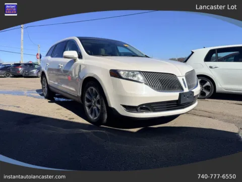 White 2015 Lincoln MKT EcoBoost Sport Utility 4D for sale in Lancaster, OH