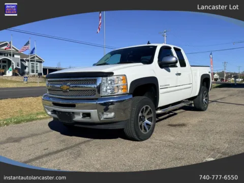 White 2012 Chevrolet Silverado 1500 Extended Cab LT Pickup 4D 6 1/2 ft for sale in Lancaster, OH