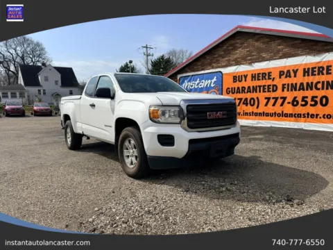 Blue 2016 GMC Canyon Extended Cab Pickup 2D 6 ft for sale in Lancaster, OH
