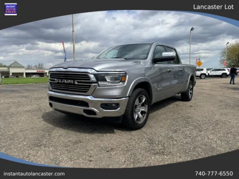 Silver 2019 Ram 1500 Crew Cab Laramie Pickup 4D 6 1/3 ft for sale in Lancaster, OH