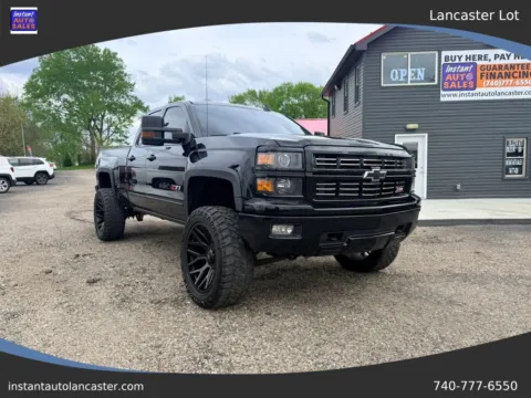 Black 2015 Chevrolet Silverado 1500 Double Cab Z71 LT Pickup 4D 6 1/2 ft for sale in Lancaster, OH