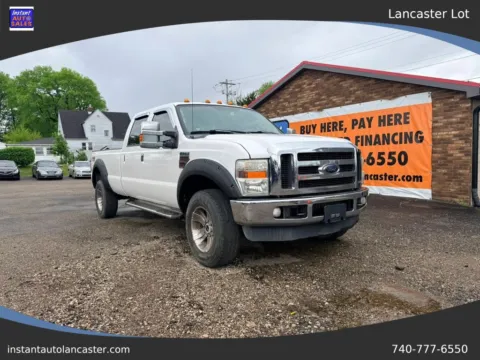 White 2010 Ford F350 Super Duty Crew Cab Lariat Pickup 4D 8 ft for sale in Lancaster, OH