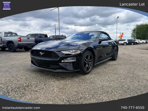 Gray 2018 Ford Mustang EcoBoost Premium Convertible 2D for sale in Lancaster, OH