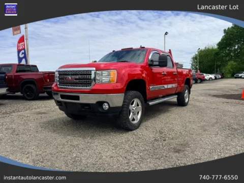 Red 2011 GMC Sierra 2500 HD Crew Cab SLT Pickup 4D 6 1/2 ft for sale in Lancaster, OH