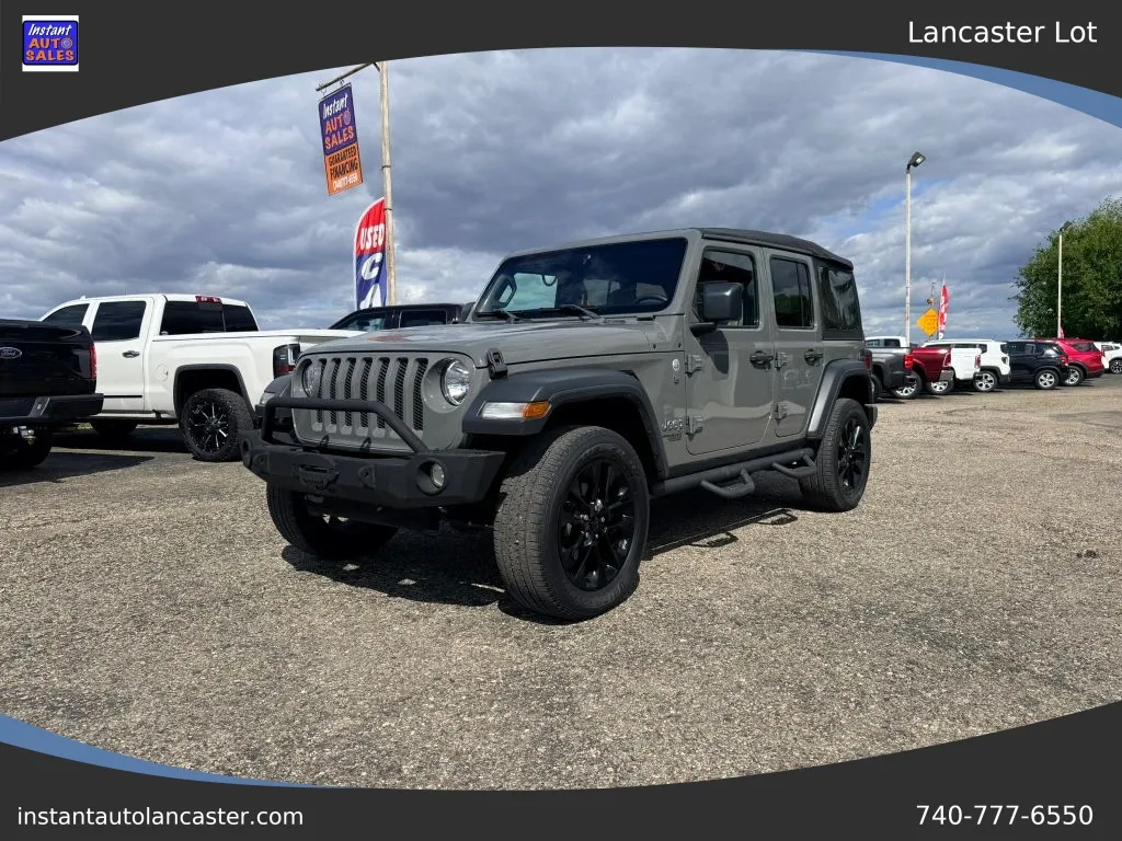 Gray 2020 Jeep Wrangler Unlimited Sport SUV 4D for sale in Lancaster, OH