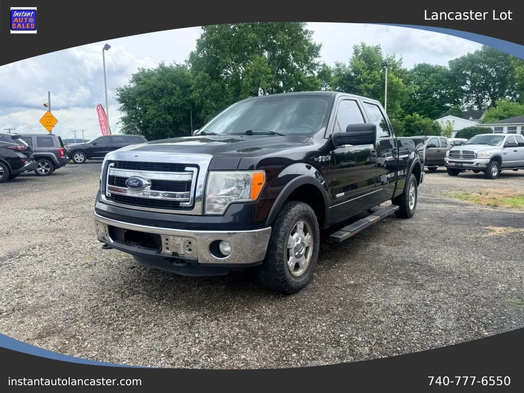 Black 2013 Ford F-150 SuperCrew Cab XLT Pickup 4D 5 1/2 ft for sale in Lancaster, OH