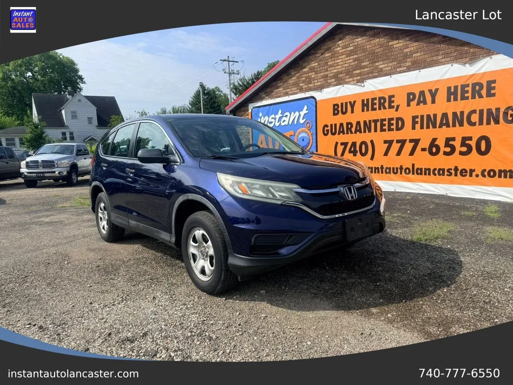 Blue 2015 Honda CR-V LX Sport Utility 4D for sale in Lancaster, OH
